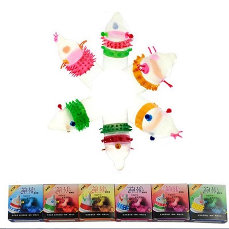 Bao cao su hình thú có râu và gai thỏa mãn cả cô nàng khó tính nhất hộp 6 chiếc