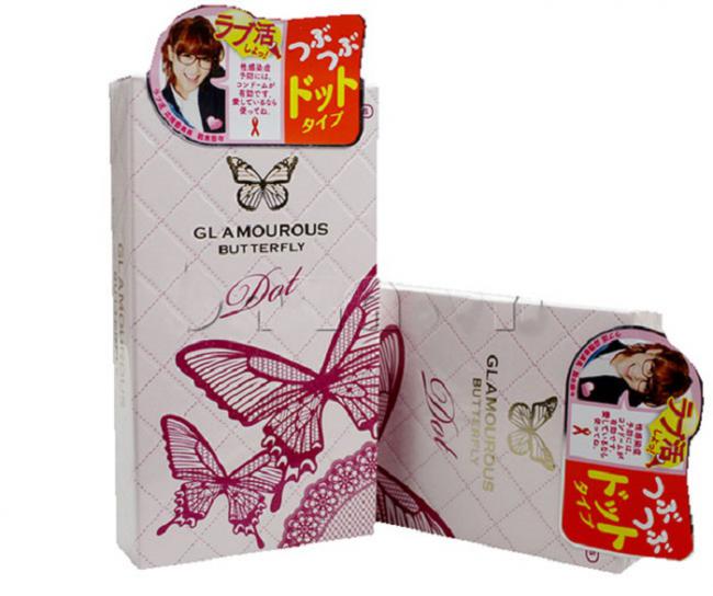 Bao cao su Jex Glamourous Butterfly Dot – Gia vị mới trong tình yêu