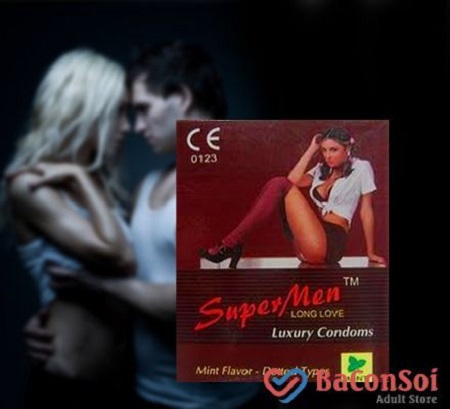 Bao cao su Supermen đồng hành với nam giới kéo dài cuộc tình