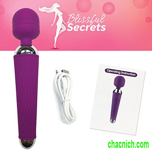 Chày rung tình yêu 18 tốc độ rung kích thích điểm G Wand Powerful