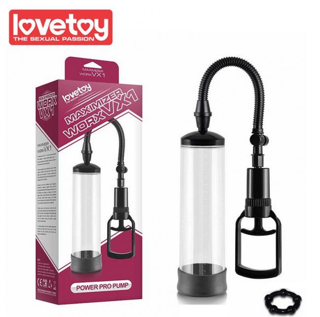 Máy tập làm to cậu nhỏ Lovetoy Maximizer Worx VX1 bơm hơi tay miệng hút hình âm đạo mềm mịn