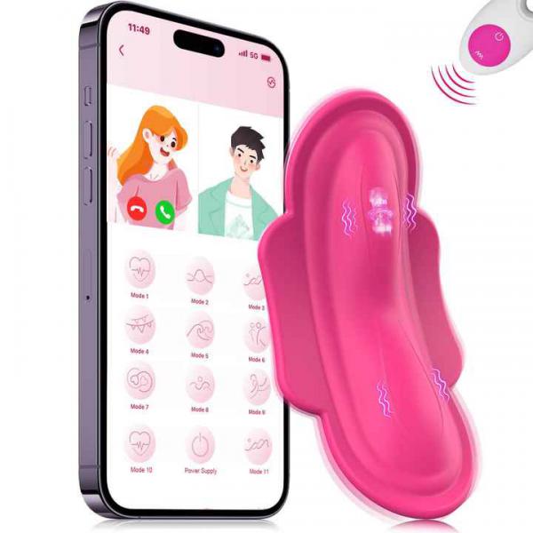 Trứng rung dán ngoài quần chip điều khiển qua App và Remote cao cấp