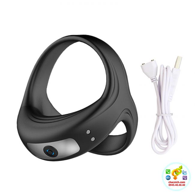 Vòng đeo dương vật cao cấp 10 chức năng rung CHEVEN 3 in 1