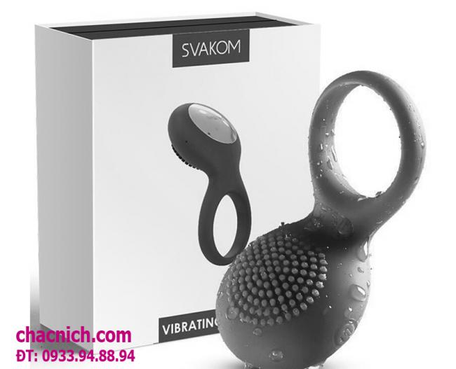 Vòng rung cao cấp kích thích điểm G Svakom Tyler Black