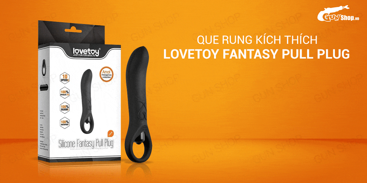 Que rung hậu môn 10 chế độ rung Lovetoy pin sạc cao cấp kích thích mạnh Que rung hậu môn 10 chế độ rung Lovetoy pin sạc cao cấp kích thích mạnh