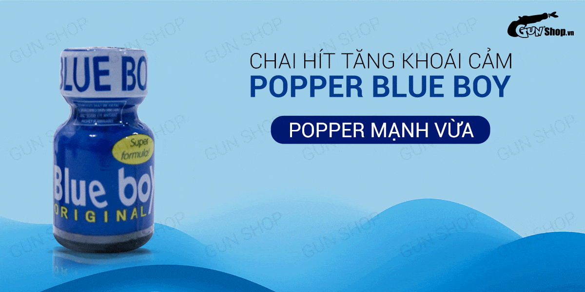 Popper Blue Boy 10ml USA chính hãng tăng khoái cảm mạnh Popper Blue Boy 10ml USA chính hãng tăng khoái cảm mạnh