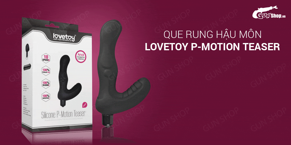 Que rung hậu môn Lovetoy 10 chế độ rung pin cực khoái cực đã