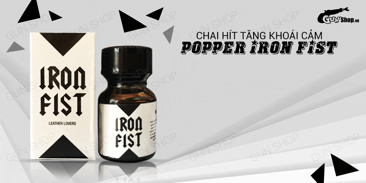 Popper Iron Fist 10ml chính hãng Mỹ tăng khoái cảm mạnh mẽ Popper Iron Fist 10ml chính hãng Mỹ tăng khoái cảm mạnh mẽ