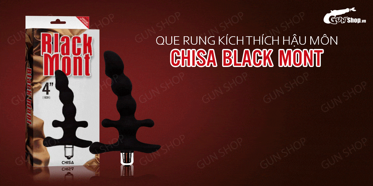 Que rung hậu môn kích thích phê Chisa Black Mont pin siêu mềm