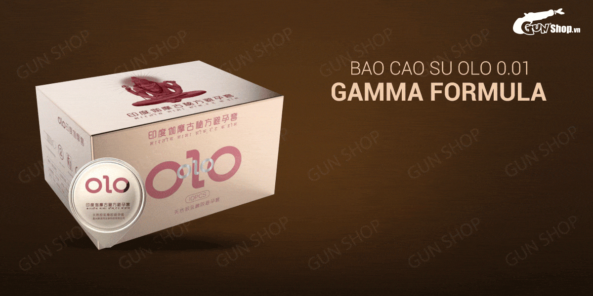 Bao cao su OLO 0.01 Gân gai Kéo dài hưng phấn Bảo vệ an toàn 10 cái