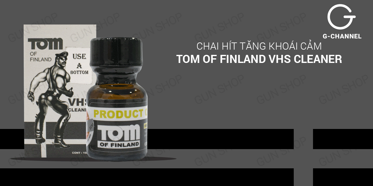 Popper Tom Of Finland chính hãng Mỹ - Chai hít kích thích cực mạnh Popper Tom Of Finland chính hãng Mỹ - Chai hít kích thích cực mạnh