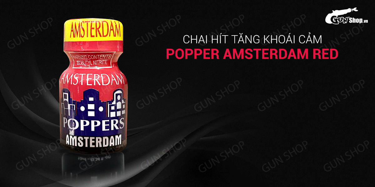 Popper Amsterdam Red 10ml USA chính hãng kích thích ham muốn Popper Amsterdam Red 10ml USA chính hãng kích thích ham muốn