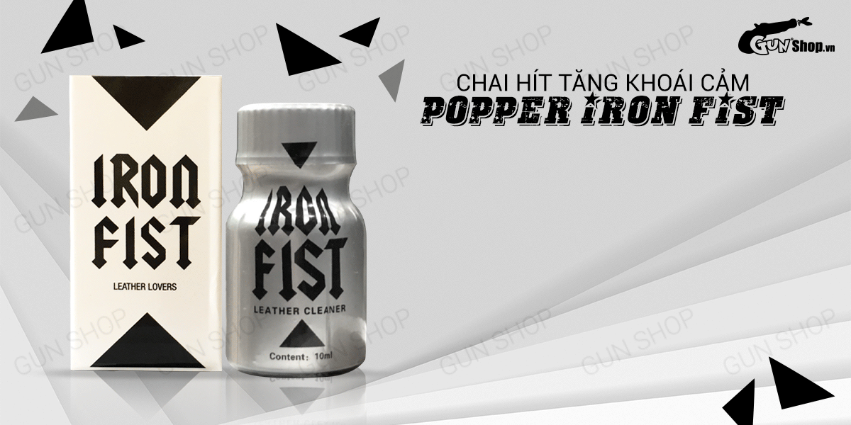 Popper Iron Fist Silver 10ml USA chính hãng chất lượng mạnh