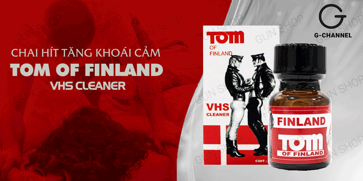 Popper Tom Of Finland VHS Cleaner 10ml Cao Cấp Tăng Hưng Phấn Popper Tom Of Finland VHS Cleaner 10ml Cao Cấp Tăng Hưng Phấn
