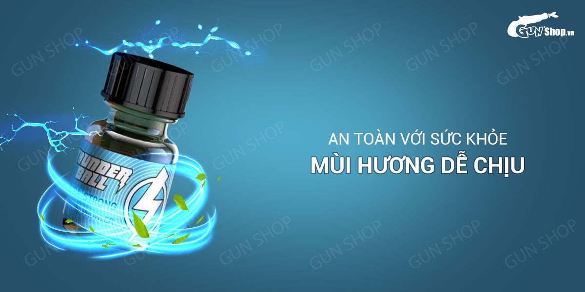 Popper Thunder Ball 10ml Mỹ USA PWD tăng khoái cảm quan hệ Popper Thunder Ball 10ml Mỹ USA PWD tăng khoái cảm quan hệ