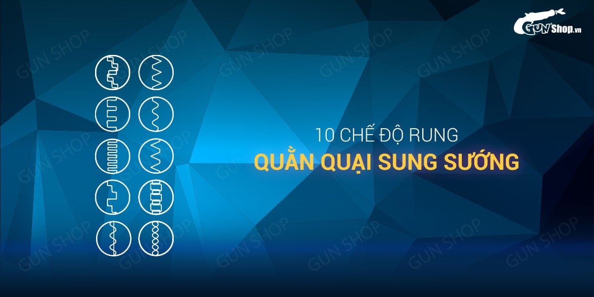 Que rung hậu môn nhiều chế độ, pin bền, kích thích cực đã Que rung hậu môn nhiều chế độ, pin bền, kích thích cực đã