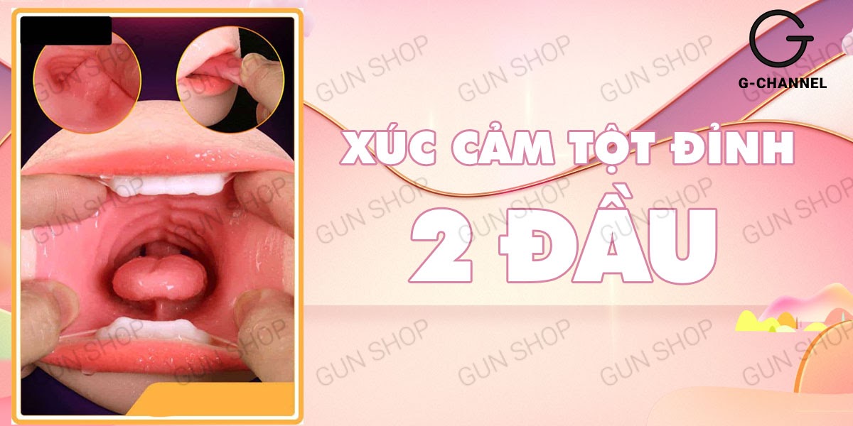 âm đạo giả 2 đầu đa năng sạc điện rung mềm mại cao cấp