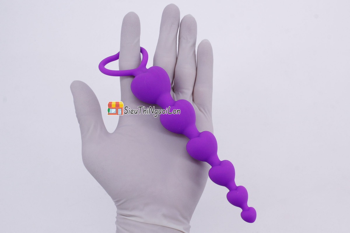 Đồ chơi kích hậu chuỗi hạt trái tim silicon mềm mại giá tốt Đồ chơi kích hậu chuỗi hạt trái tim silicon mềm mại giá tốt