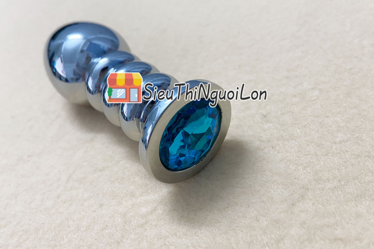 Mát xa hậu môn inox đế pha lê cao cấp kích thích nam nữ