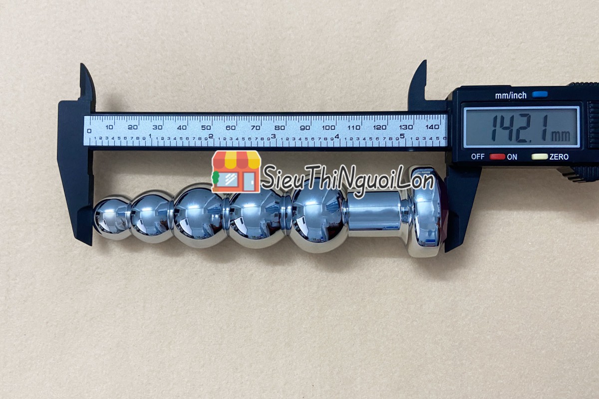Dụng cụ mát xa hậu môn inox pha lê kích thích cực khoái an toàn