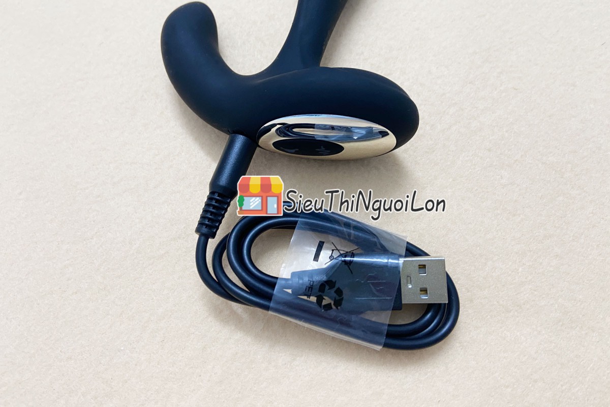 Dụng cụ kích hậu điều khiển từ xa D-Peng silicon mềm mại