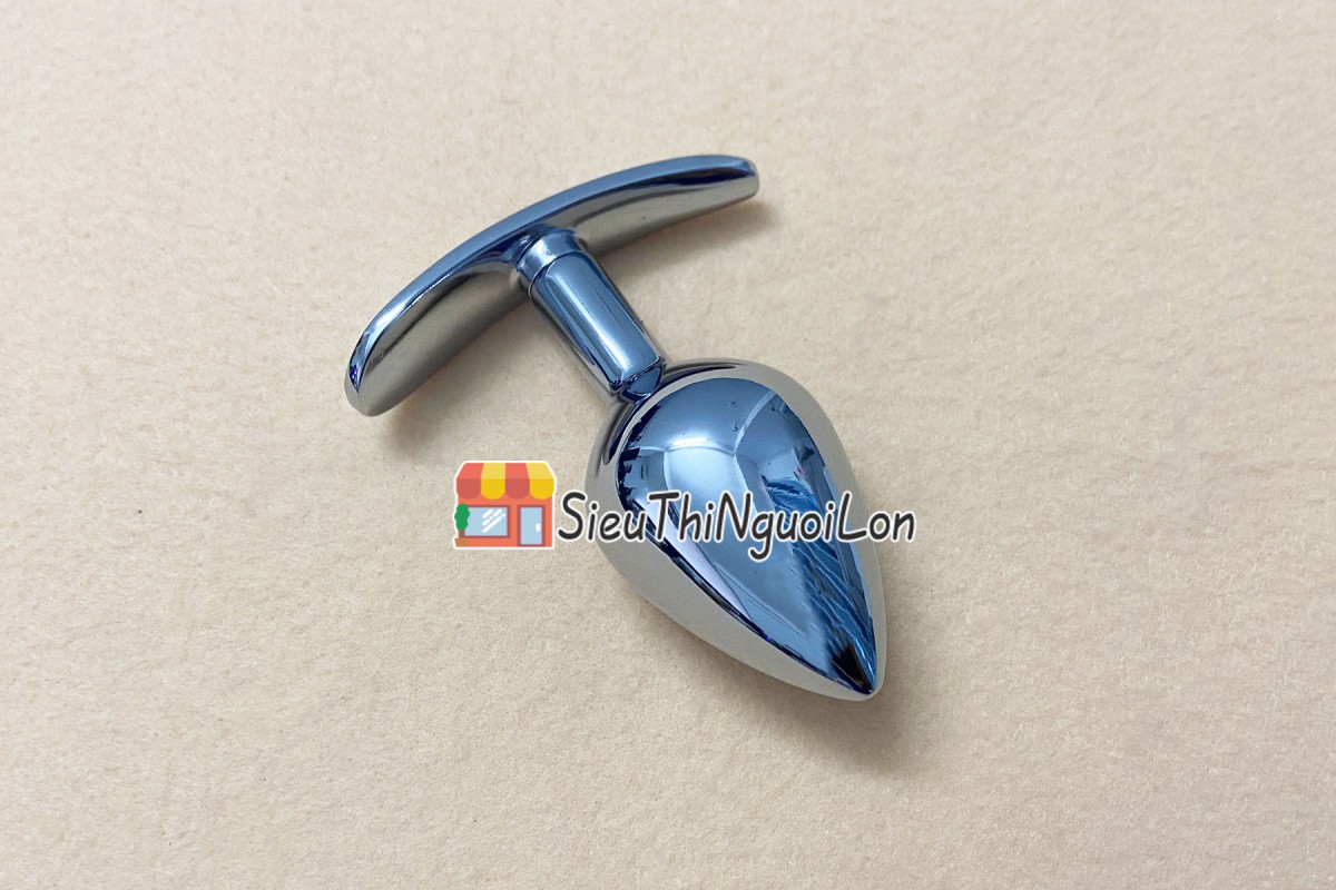 Dụng cụ hậu môn inox tay cầm cao cấp tăng khoái cảm Dụng cụ hậu môn inox tay cầm cao cấp tăng khoái cảm