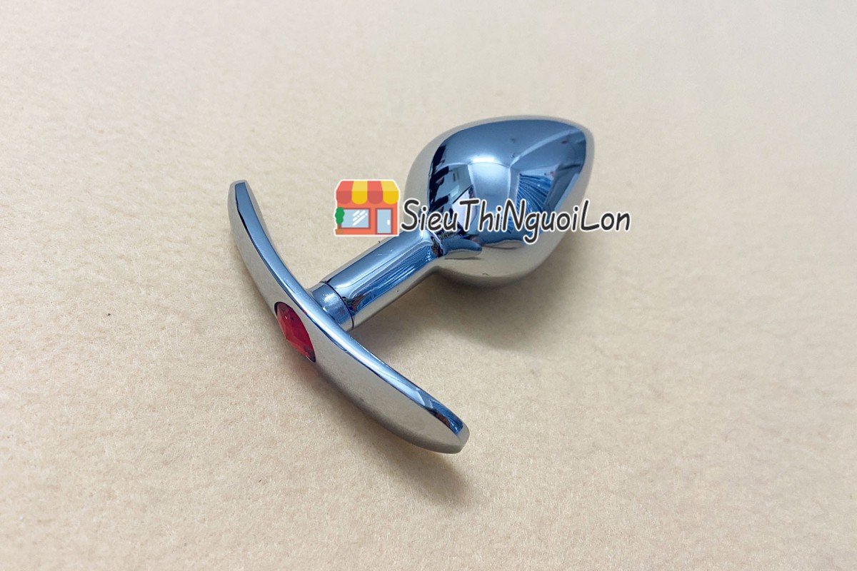 Dụng cụ hậu môn inox tay cầm cao cấp tăng khoái cảm Dụng cụ hậu môn inox tay cầm cao cấp tăng khoái cảm