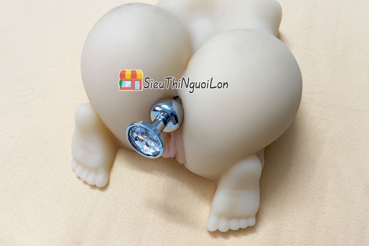 Dụng cụ kích thích hậu môn inox 3 khấc an toàn siêu mềm mại