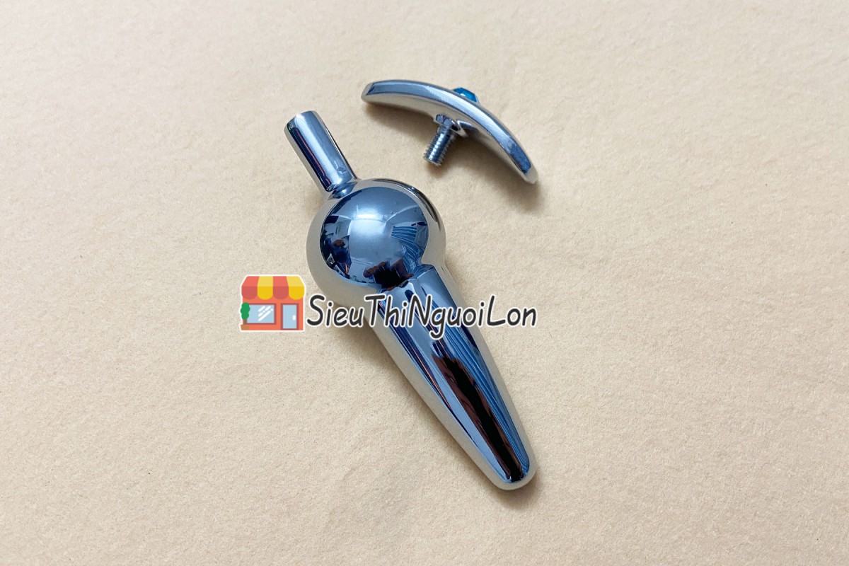 dụng cụ kích thích hậu môn inox cho gay đôi đồ chơi hậu môn K1H67