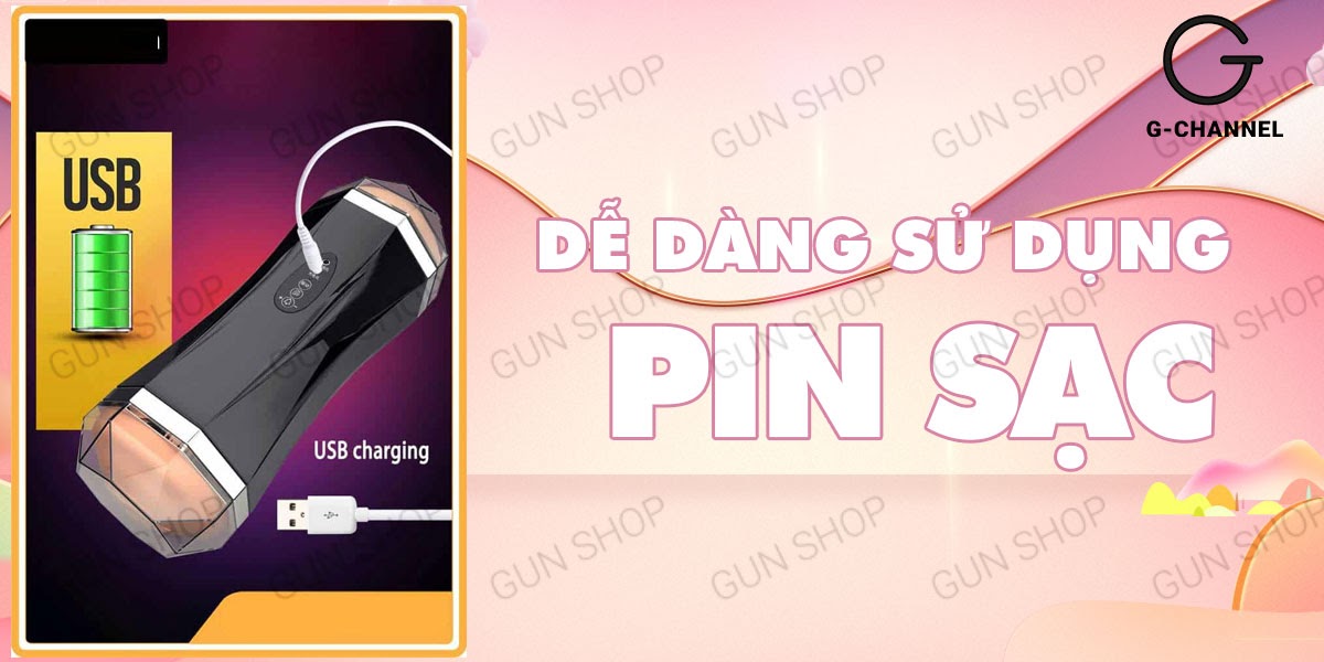 âm đạo giả 2 đầu đa năng sạc điện rung mềm mại cao cấp