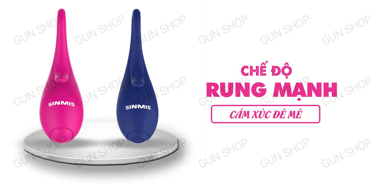 Trứng rung mini chống nước pin mạnh Nalone Sinmis Coco cao cấp Trứng rung mini chống nước pin mạnh Nalone Sinmis Coco cao cấp