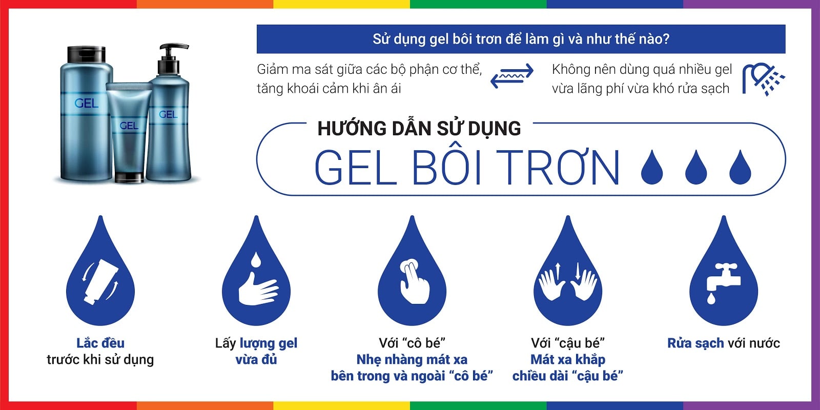 Gel bôi trơn hương táo Silk Touch 100ml an toàn kích thích yêu