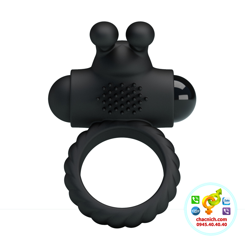 Vòng đeo dương vật rung Prettylove Eudora kích thích cực mạnh