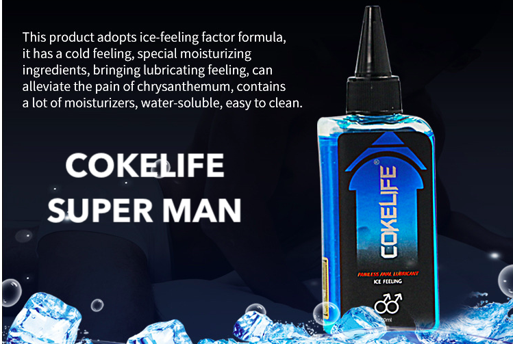 Gel bôi trơn Cokelife Super Man xanh mát lạnh 85g cho gay trơn mượt