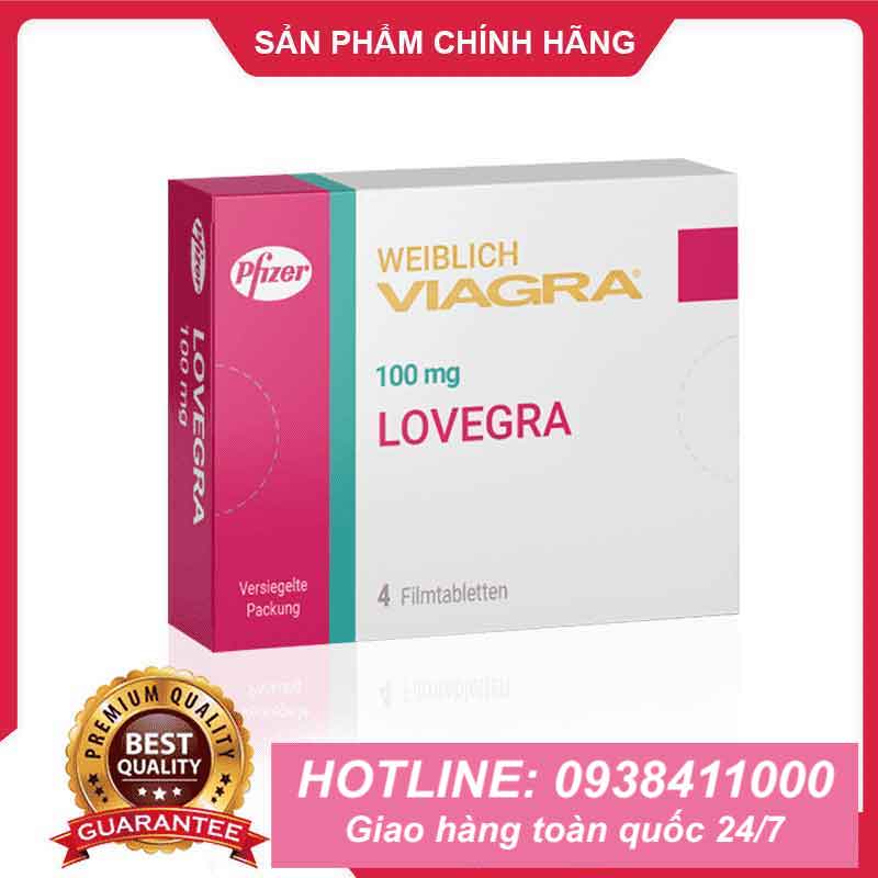 Lady Era 50mg thuốc kích dục nữ Pfizer Mỹ tăng khoái cảm thăng hoa