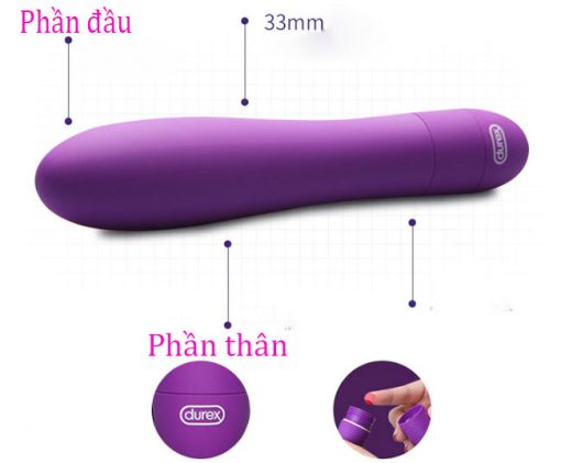 Máy kích thích điểm G Durex V-Vibe chày rung tinh yêu không dây cao cấp