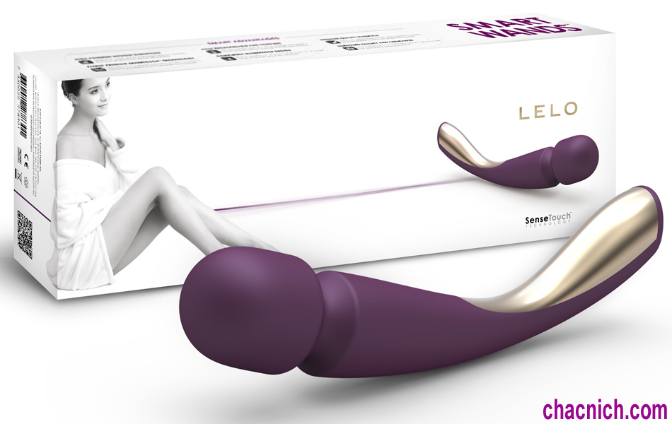 Máy Massage Lelo SMART WAND Medium Silicone Cao Cấp Rung Mạnh Mềm