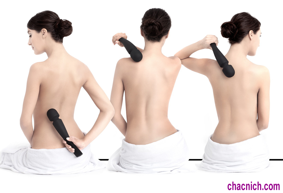 Máy Massage Lelo SMART WAND Medium Silicone Cao Cấp Rung Mạnh Mềm