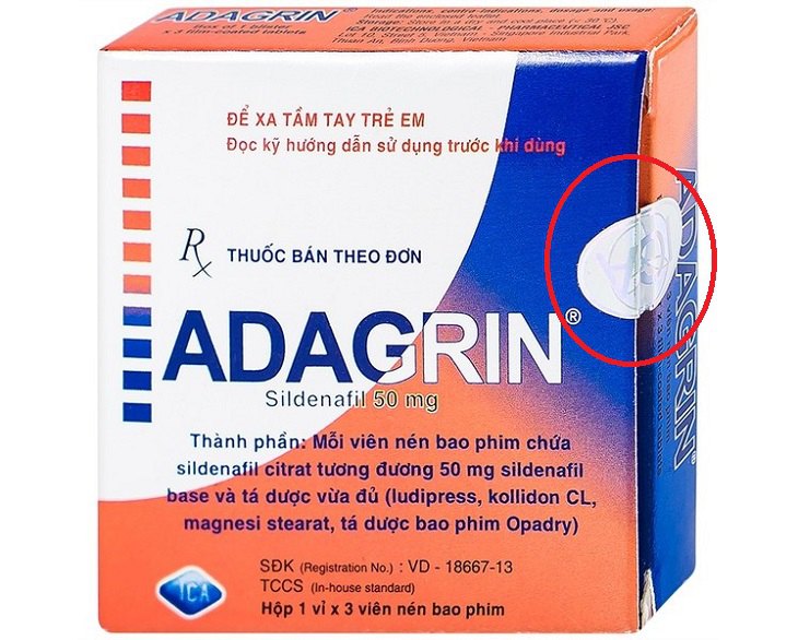 Viên uống Adagrin 50mg tăng cường sinh lý kéo dài thời gian quan hệ Viên uống Adagrin 50mg tăng cường sinh lý kéo dài thời gian quan hệ