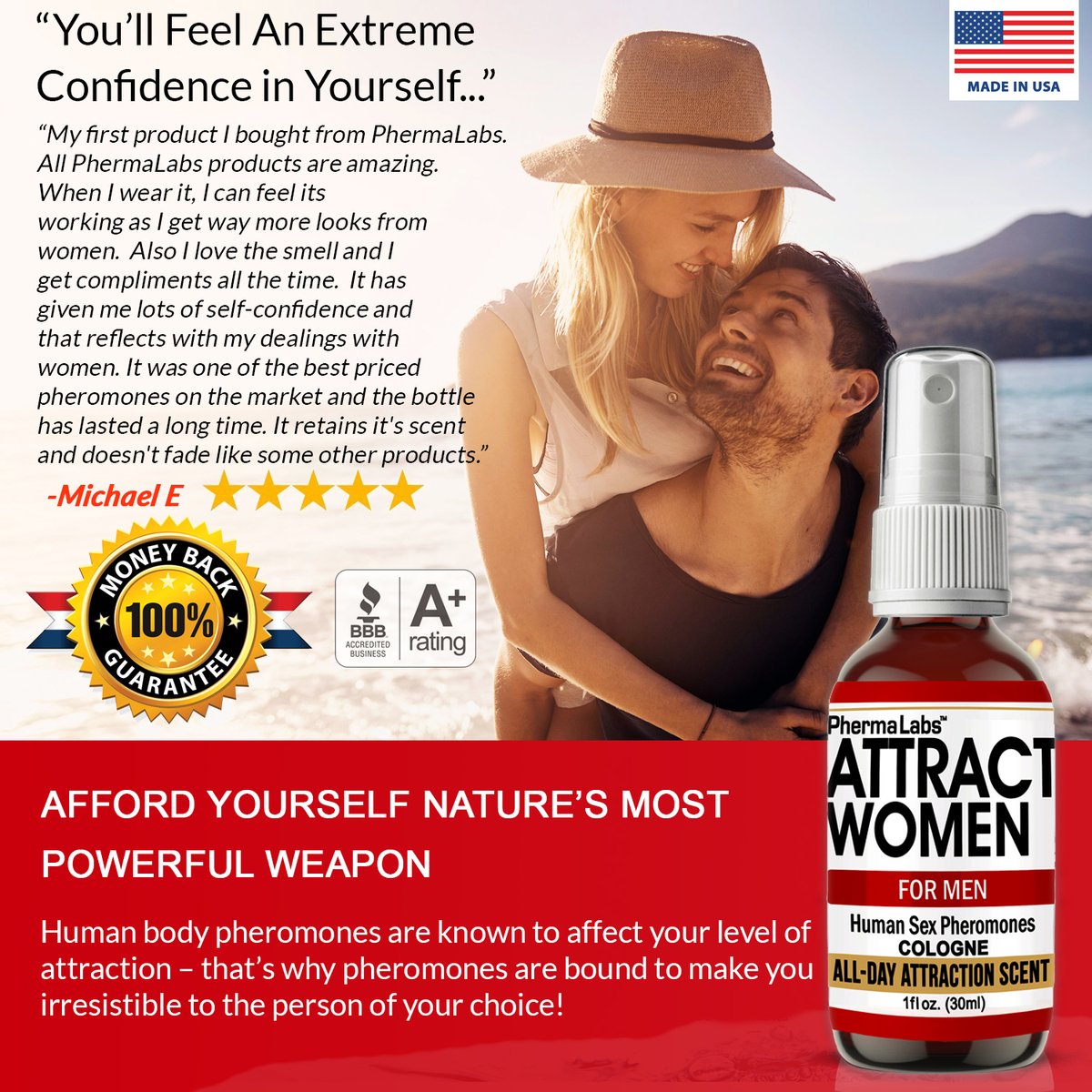 Pherma Labs Xịt Kích Dục Nữ Mỹ Chính Hãng Tự Nhiên Quyến Rũ