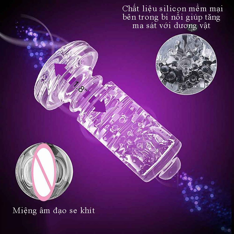 Âm đạo giả Leten gắn tường xoay 360 độ sạc USB bền đẹp