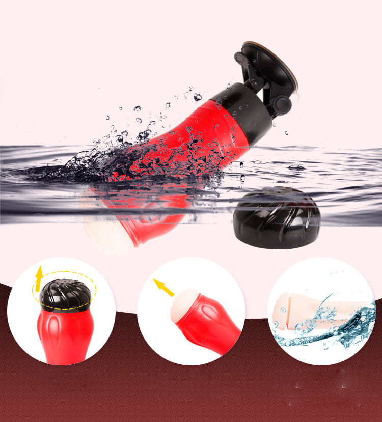 Âm đạo giả gắn tường Crazy Bull rung mạnh lỗ hậu môn siêu thật