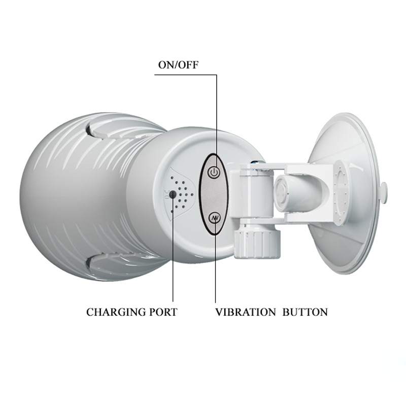 Âm đạo giả gắn tường rung mạnh Crazy Bull Flora silicon cao cấp