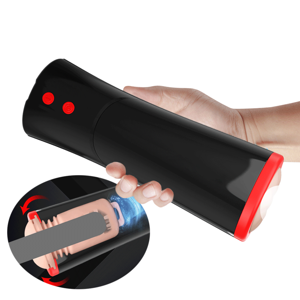 Âm đạo giả tự thụt Prettylove Ozzy Siêu thật Rung massage 3 chế độ