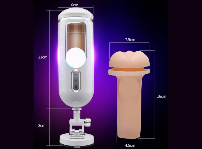 Âm đạo giả tự động cao cấp đa chức năng rung co bóp thụt Âm đạo giả tự động cao cấp đa chức năng rung co bóp thụt