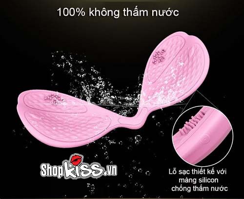 Áo lót mát xa Breast I-Smart silicon cao cấp rung đa chế độ an toàn
