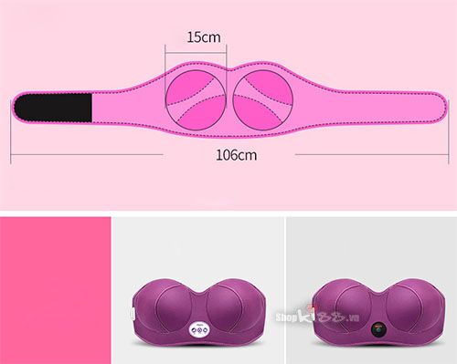 Áo ngực mát xa sưởi ấm nâng ngực kích thích phát triển vòng 1 tiện lợi