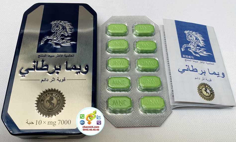 Ngựa Thái Chính Hãng Thuốc Cường Dương Hộp 10 Viên Kéo Dài Thời Gian