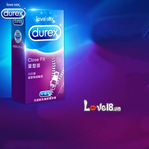 Bao Cao Su Durex Size Nhỏ Ôm Khít Chống Tuột An Toàn