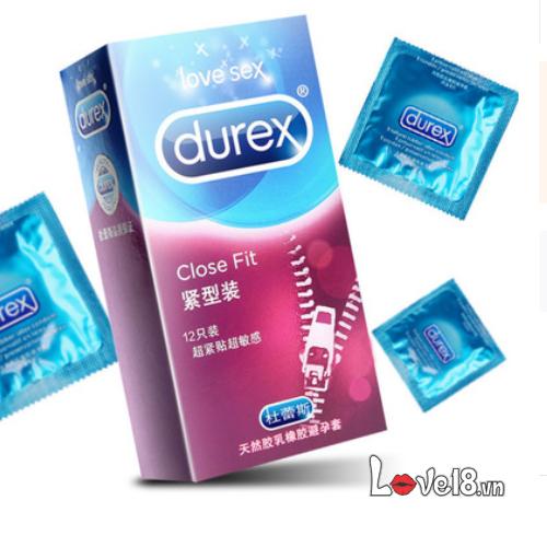 Bao Cao Su Durex Size Nhỏ Ôm Khít Chống Tuột An Toàn